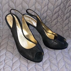 Never worn Jessica Simpson black heels
